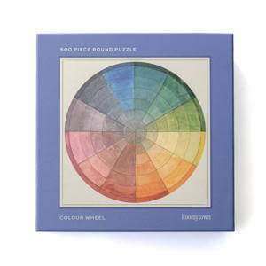 Roomytown Colourwheel Round Jigsaw Puzzle 500 Pieces